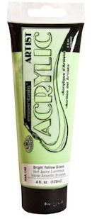 R&L Essentials Acrylic Paint 120 ml - Bright Yellow Green
