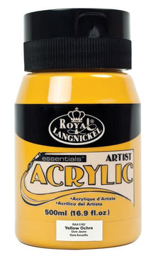R&L Essentials Acrylics 500 ml - Yellow Ochre