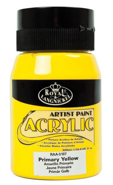 R&L Essentials Acrylics 500 ml - Primary Yellow