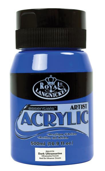 R&L Essentials Acrylics 500 ml - Dark Ultramarine