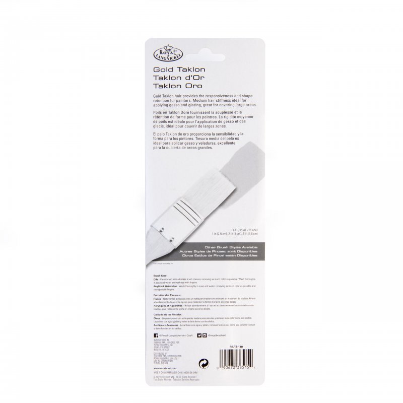Royal & Langnickel Spalter en Brede Kwast Sets - 3 Pack