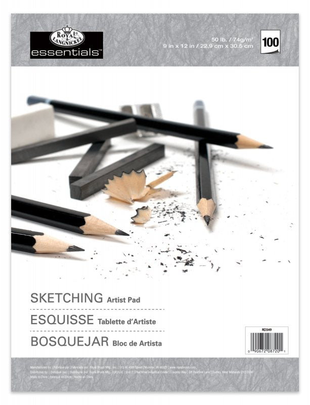 Royal & Langnickel Drawing & Sketching Artist Pads - Sketching 74 gsm - A4 - 100 vel