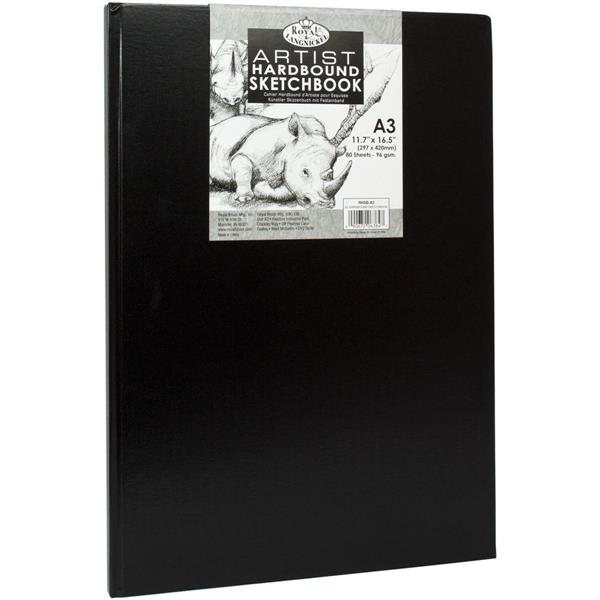 Royal & Langnickel Sketchbooks - Hardbound - A3 - 80 vel