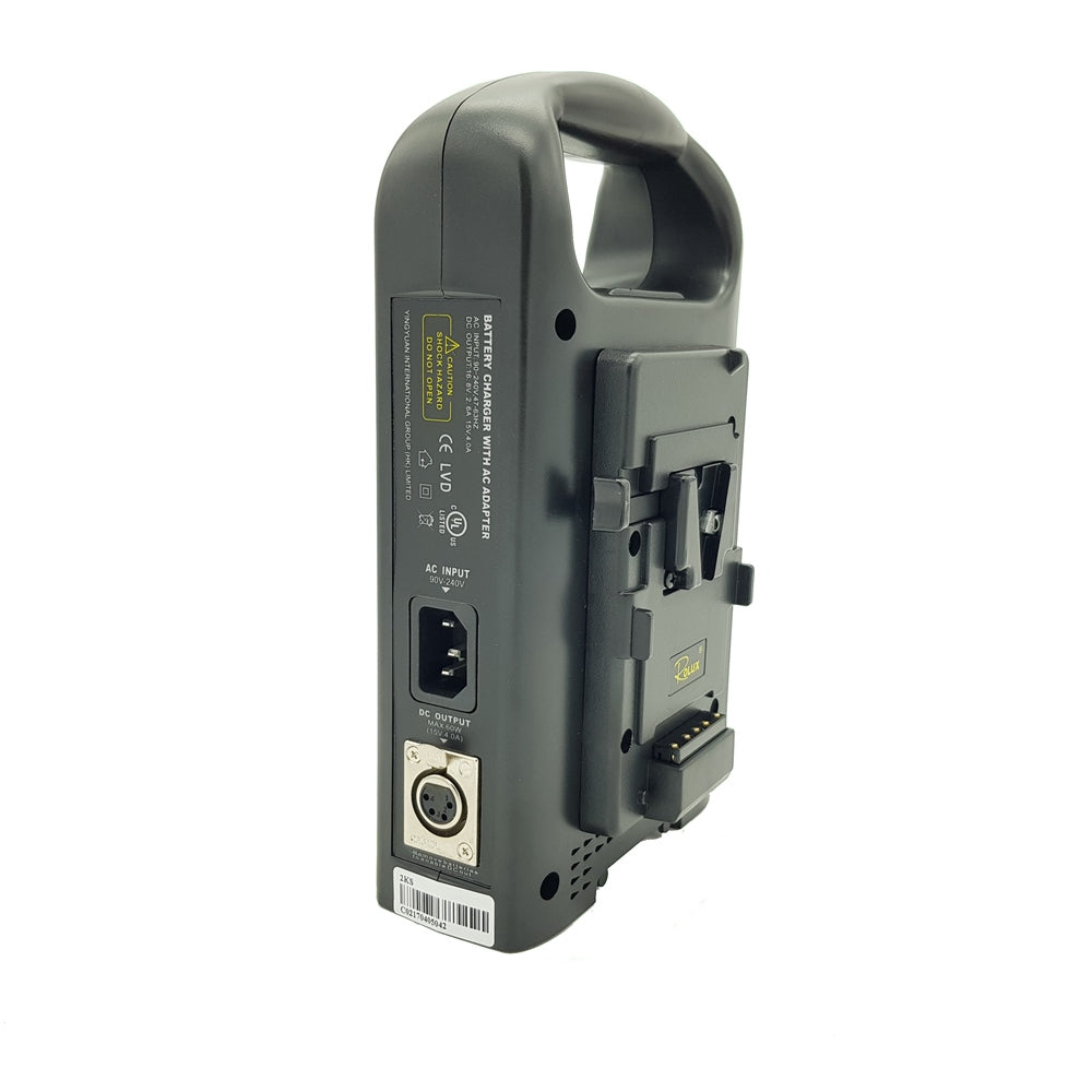 Rolux Dubbele Acculader RL-2KS voor V-Mount Accu — 2