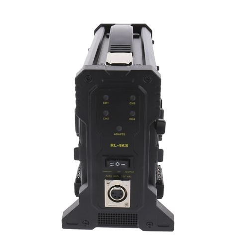 Rolux Acculader RL-4KS voor 4 x V-Mount Accu — 2
