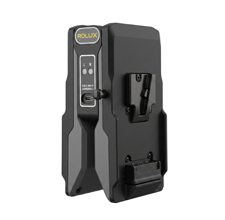 Rolux Opvouwbare Lader Powerfold1 voor V-Mount Accu — 2