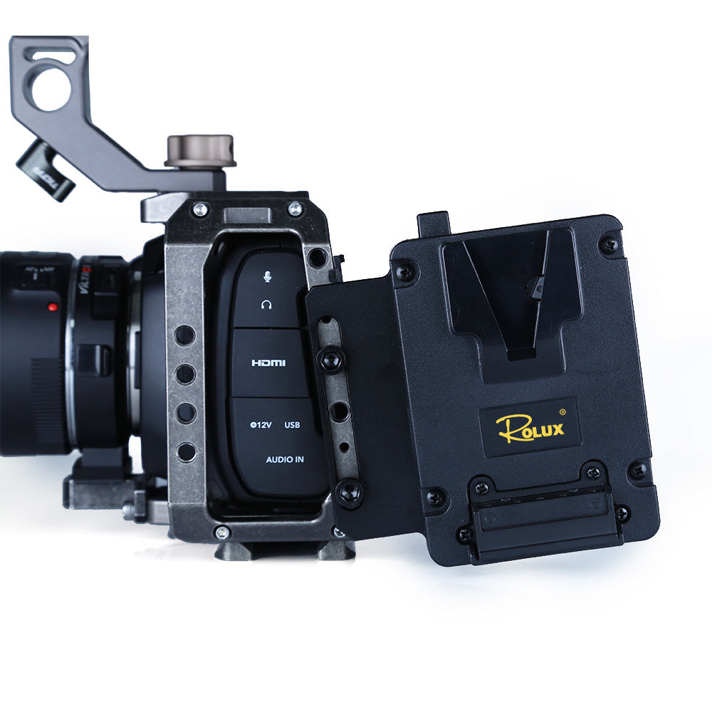 Rolux Mini V-Mount Battery Plate RL-AC12S — 2