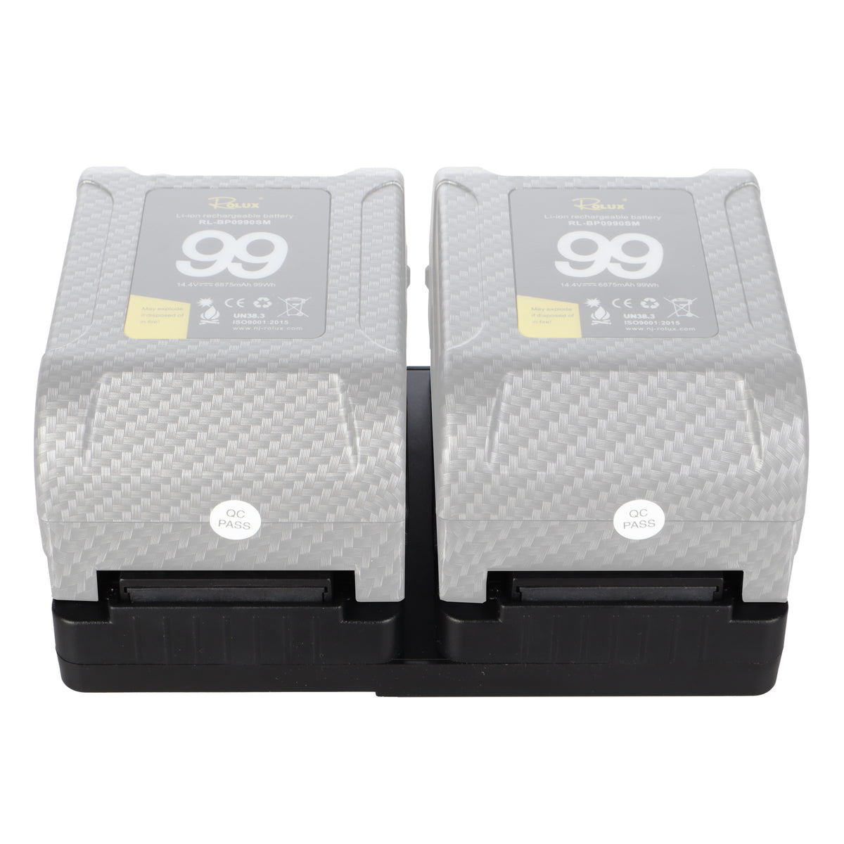 Rolux Duo Mini V-Mount Battery Plate RL-AC16S — 2