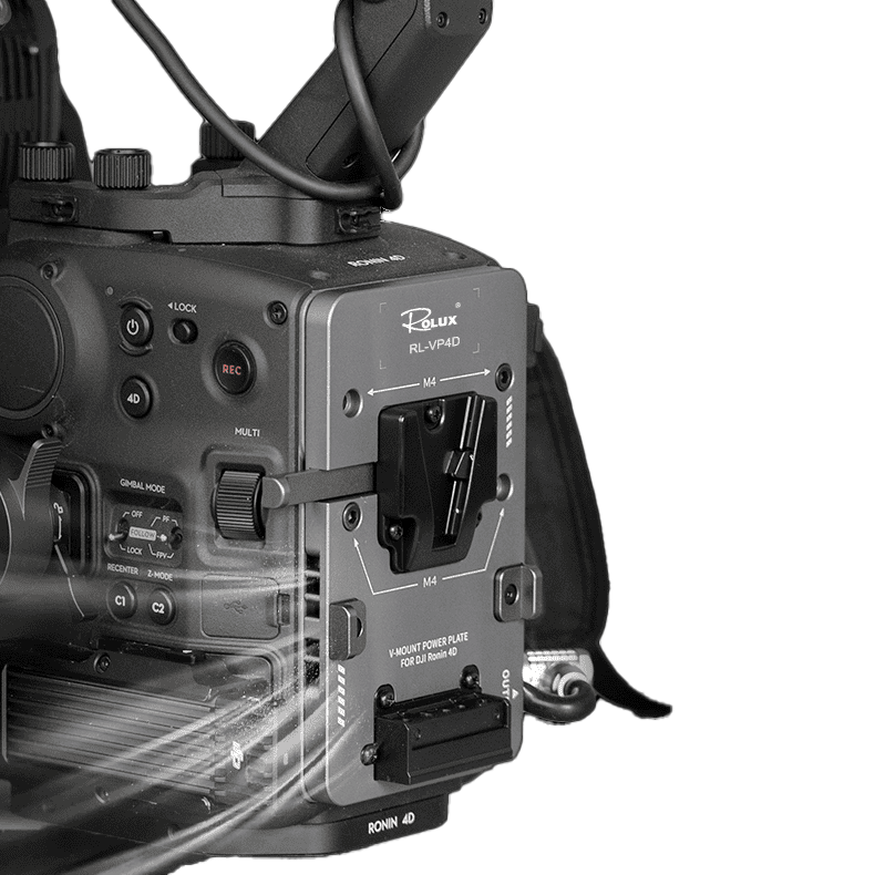 Rolux V-Mount Battery Plate RL-VP4D voor DJI Ronin 4D — 7