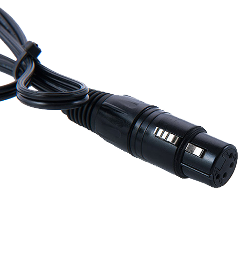 Rolux 4-pins XLR Female plug met Male D-Tap RL-C3 — 4
