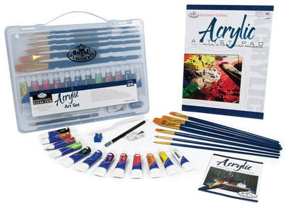 Royal & Langnickel Acrylic Painting Art Sets - Large Clear Art Set - 25 pack