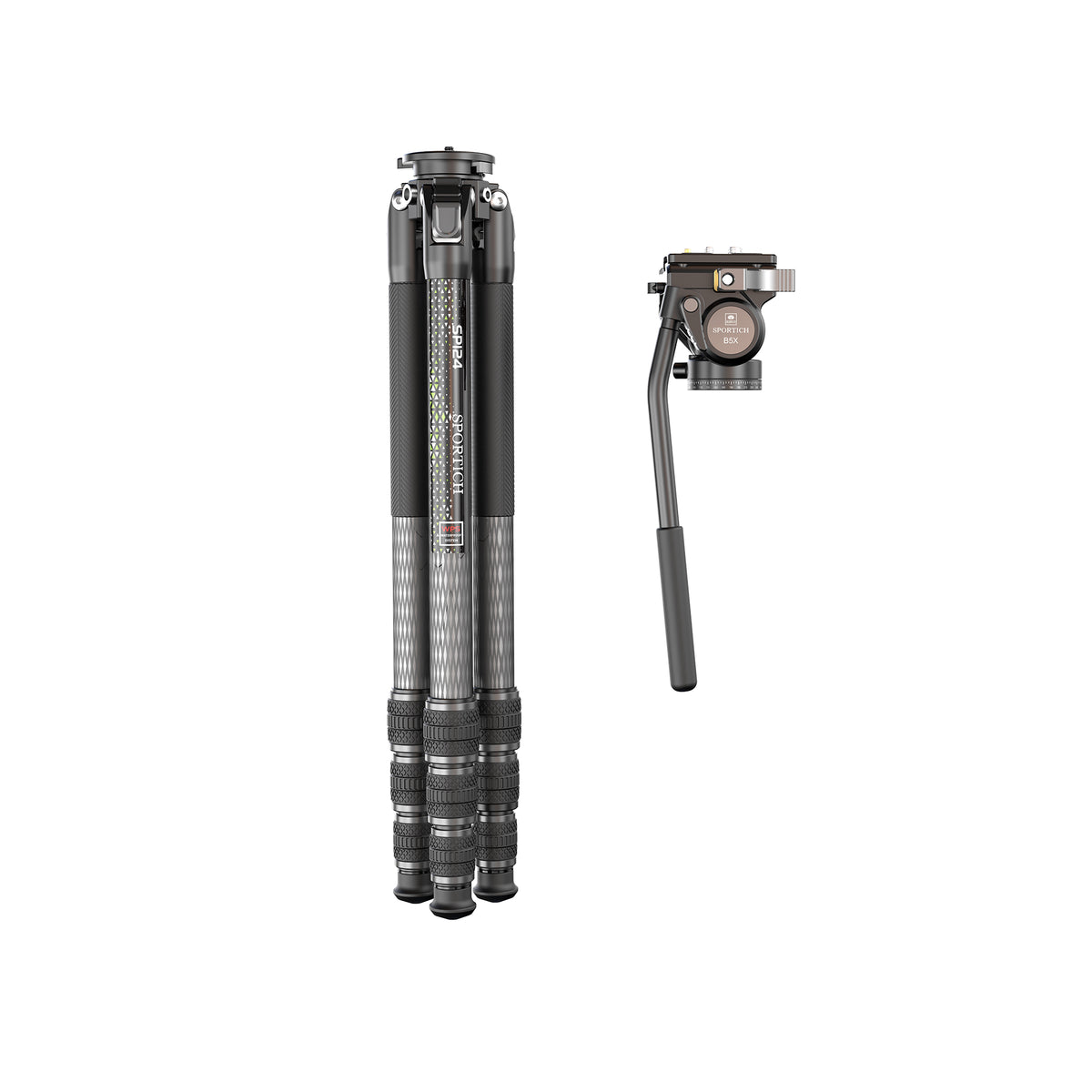 Sirui Sportich Carbon Statief SP124+B5X — 8