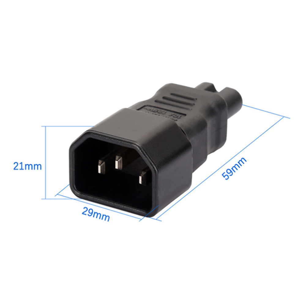 StudioKing Adapter Set PCA-C7A voor C7 naar C14 Voedingskabels — 3