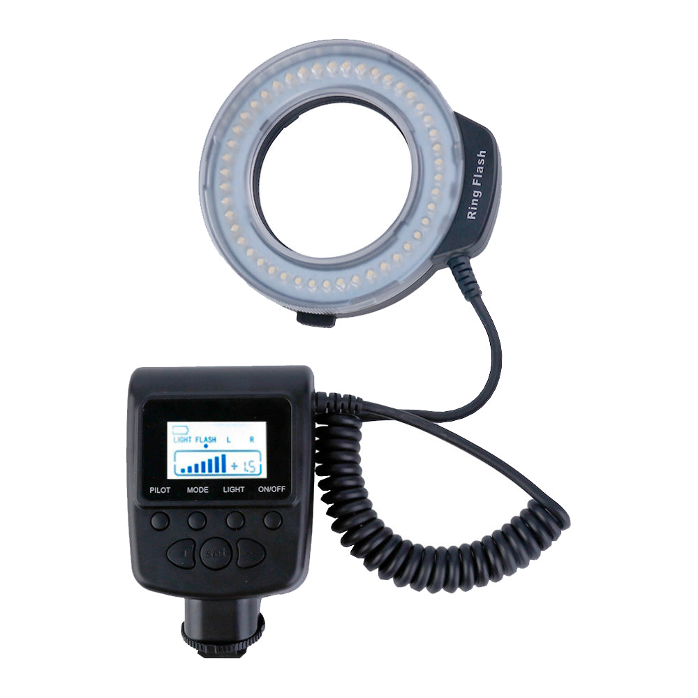StudioKing Macro LED Ringlamp met Flitser RL-130 — 2
