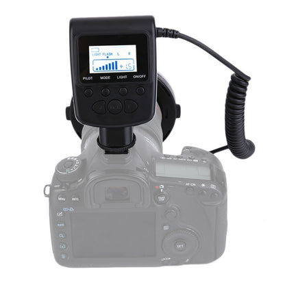 StudioKing Macro LED Ringlamp met Flitser RL-130 — 3