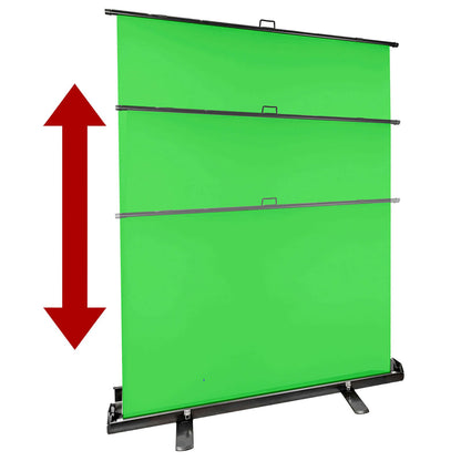 StudioKing Roll-Up Green Screen FB-150200FG 150x200 cm Chroma Groen