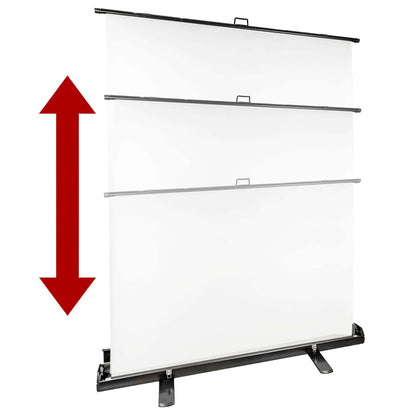 StudioKing Roll-Up Achtergrondscherm FB-150200FW 150x200 cm Wit — 2