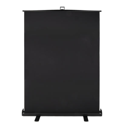 StudioKing Roll-Up Achtergrondscherm FB-150200FB 150x200 cm Zwart — 2