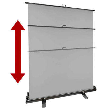 StudioKing Roll-Up Achtergrondscherm FB-150200FGR 150x200 cm Grijs — 2