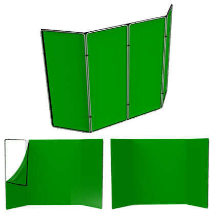 StudioKing Panoramische Achtergrond Green Screen FSF-240400PT 240x400cm — 2