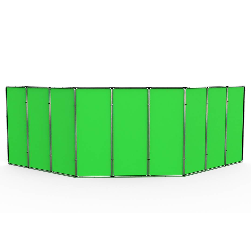 StudioKing Panoramische Achtergrond Green Screen FSF-240900PT 240x900cm — 2