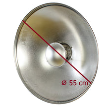 StudioKing Beauty Dish Zilver SK-BD550 55 cm met Honingraat — 2