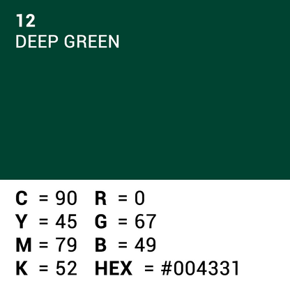 Superior Achtergrondpapier 12 Deep Green 1,35 x 11m — 5