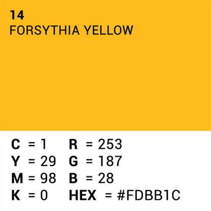 Superior Achtergrondpapier 14 Forsythia Yellow 1,35 x 11m — 5