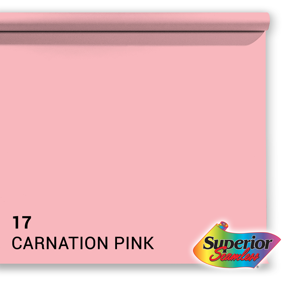 Superior Achtergrondpapier 17 Carnation Pink 1,35 x 11m