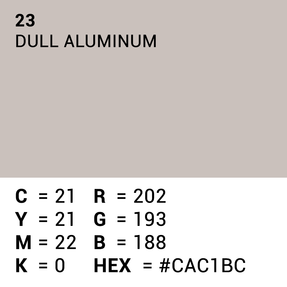 Superior Achtergrondpapier 23 Dull Aluminum 1,35 x 11m — 5