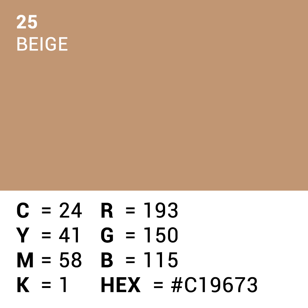 Superior Achtergrondpapier 25 Beige 1,35 x 11m — 5