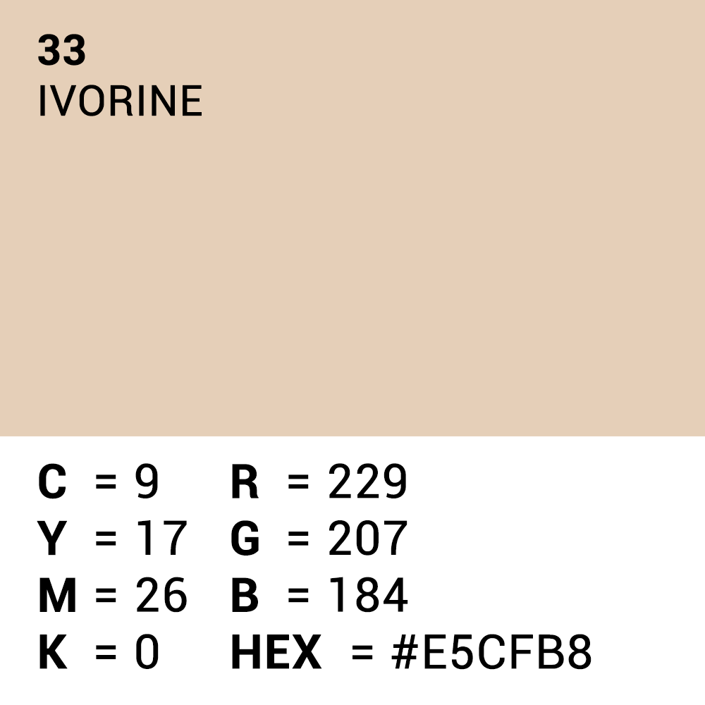Superior Achtergrondpapier 33 Ivorine 1,35 x 11m — 5