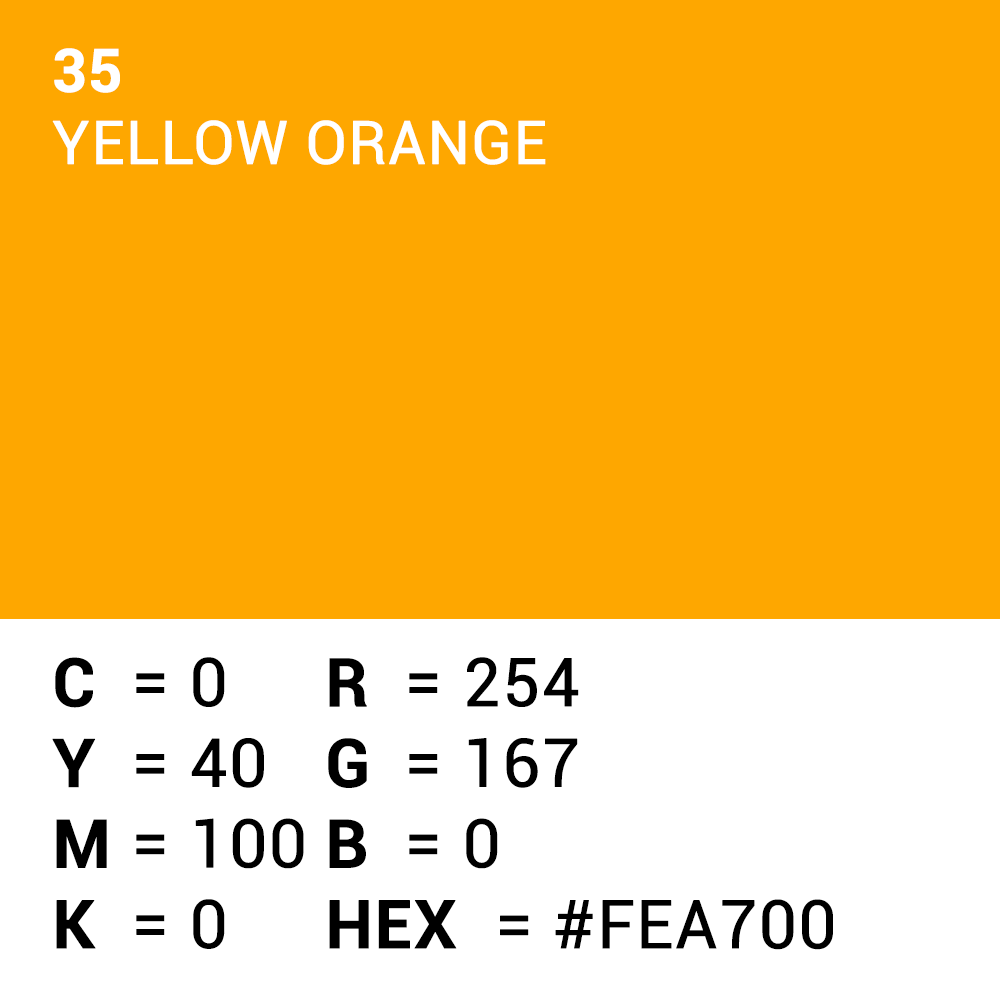 Superior Achtergrondpapier 35 Yellow-Orange 1,35 x 11m — 5