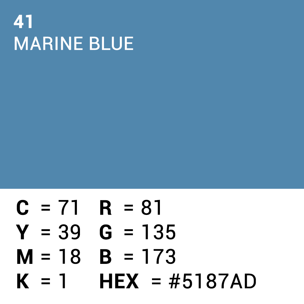 Superior Achtergrondpapier 41 Marine Blue 1,35 x 11m — 5