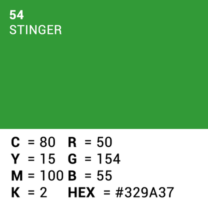 Superior Achtergrondpapier 54 Stinger Chroma Key 1,35 x 11m — 5