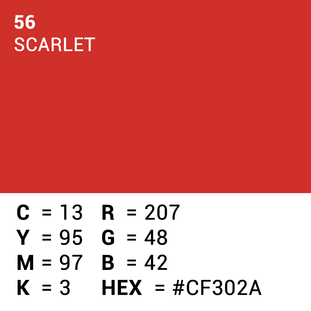 Superior Achtergrondpapier 56 Scarlet 1,35 x 11m — 5