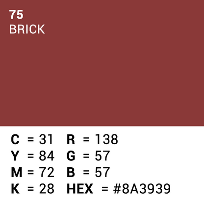 Superior Achtergrondpapier 75 Brick 1,35 x 11m — 5