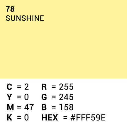 Superior Achtergrondpapier 78 Sunshine 1,35 x 11m — 5