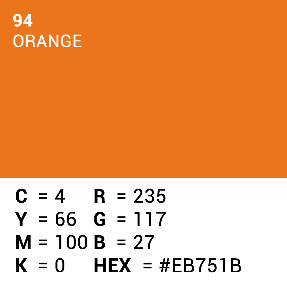 Superior Achtergrondpapier 94 Orange 1,35 x 11m — 5