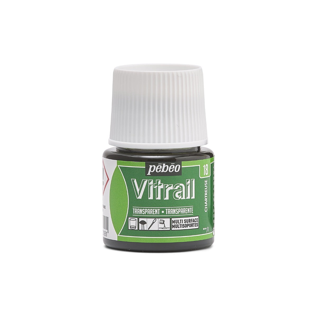 Pebeo Vitrail Transparante Glasverf 45 ml - 18 - Chartreusegeel