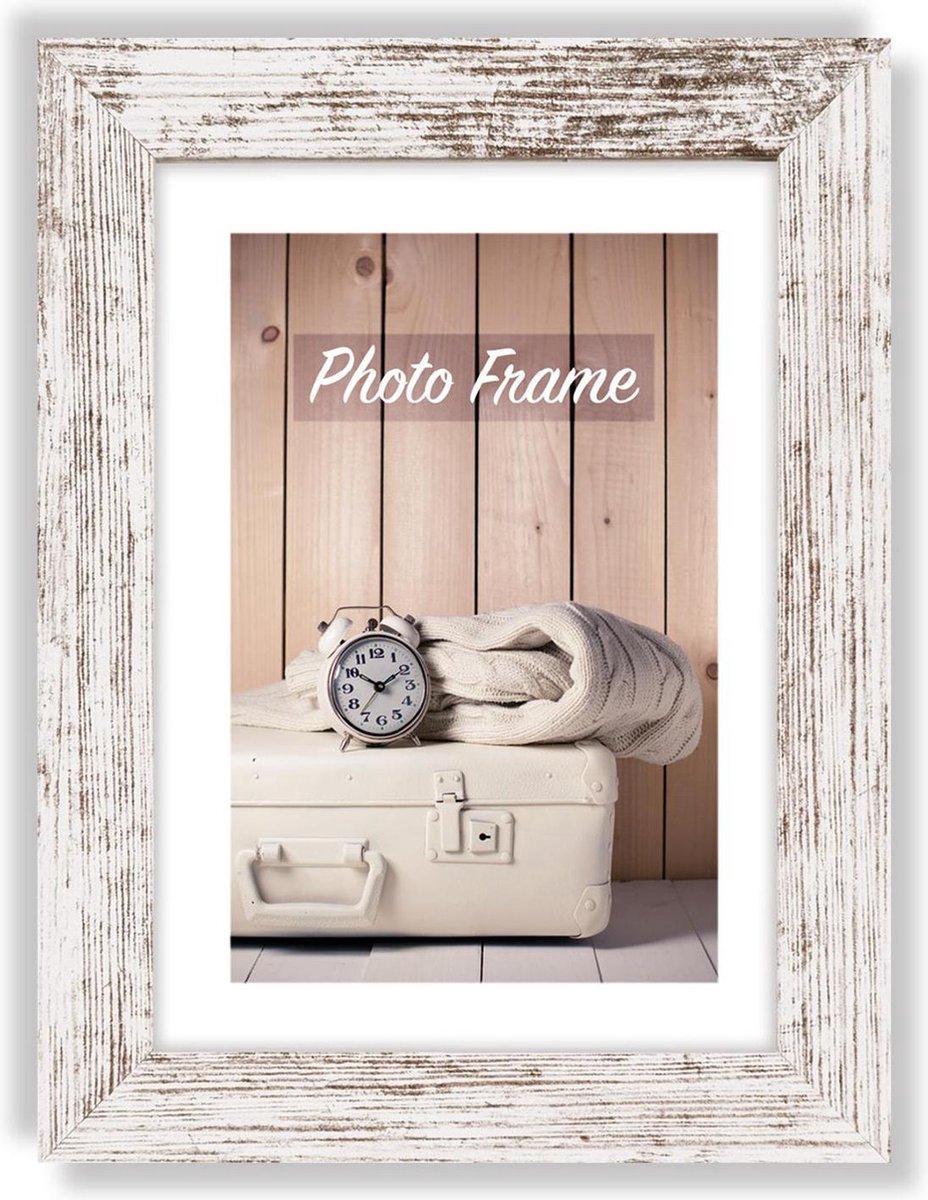 Zep Fotolijst V21256 Nelson 6 White Wash 20x25/25x30 cm