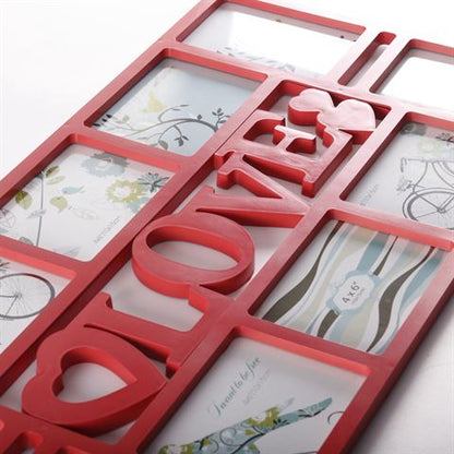 Zep Fotolijst XB5055R Reus Red voor 10 Foto's — 2