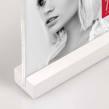 Zep fotolijst Acryl AQ657W Dresda White 13x18 cm — 2