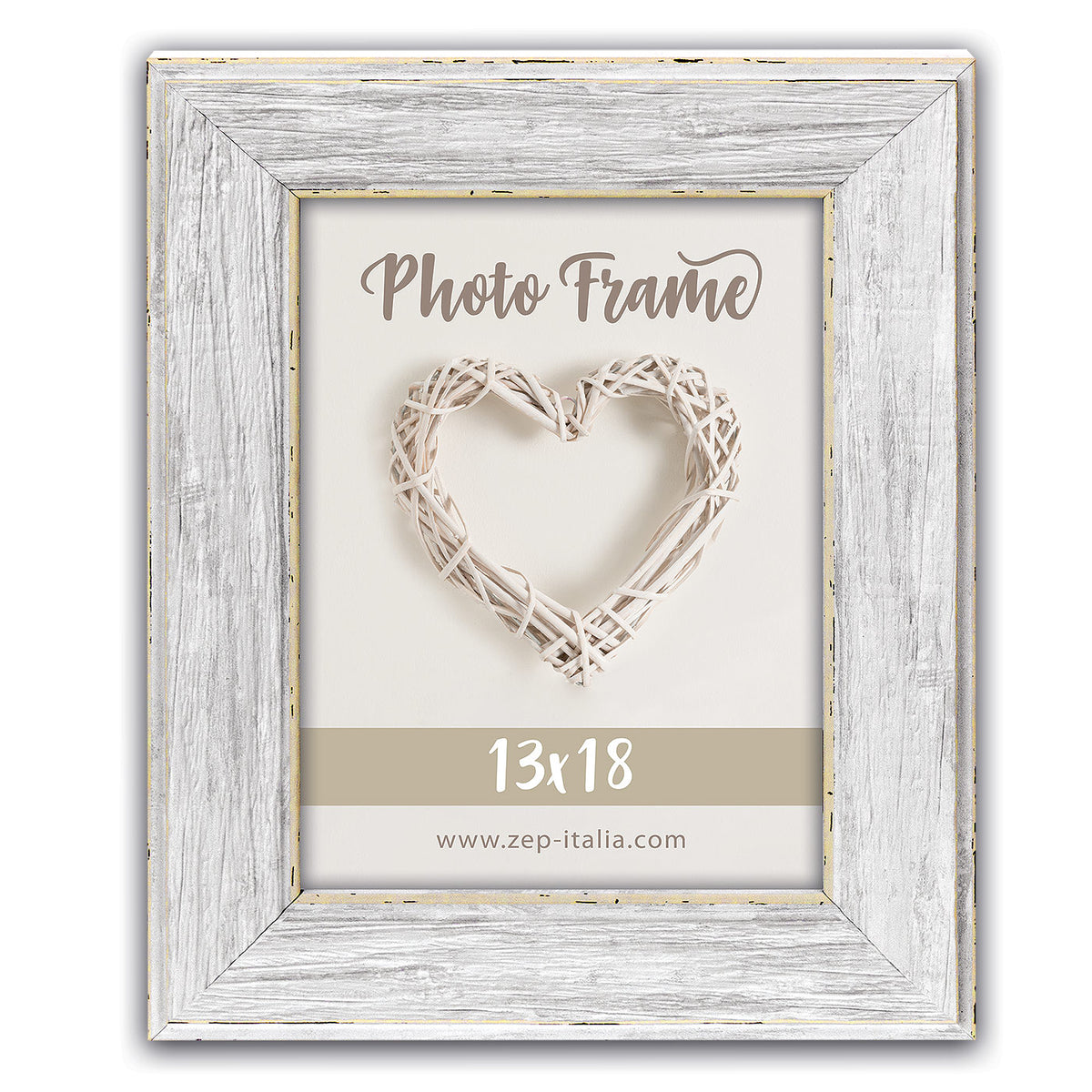 Zep fotolijst BE457 Todi White 13x18 cm