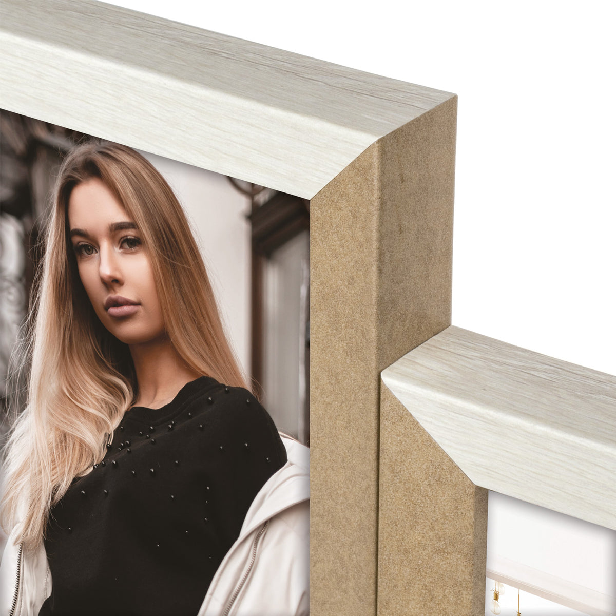Zep Fotolijst DN496W Vercelli White 4Q 4x 10x15 cm — 2
