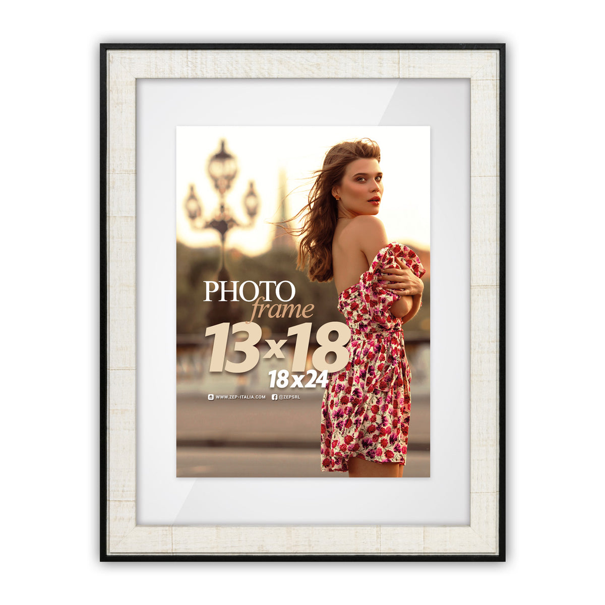 Zep fotolijst RZ323W Roma White 15x20 20x30 cm
