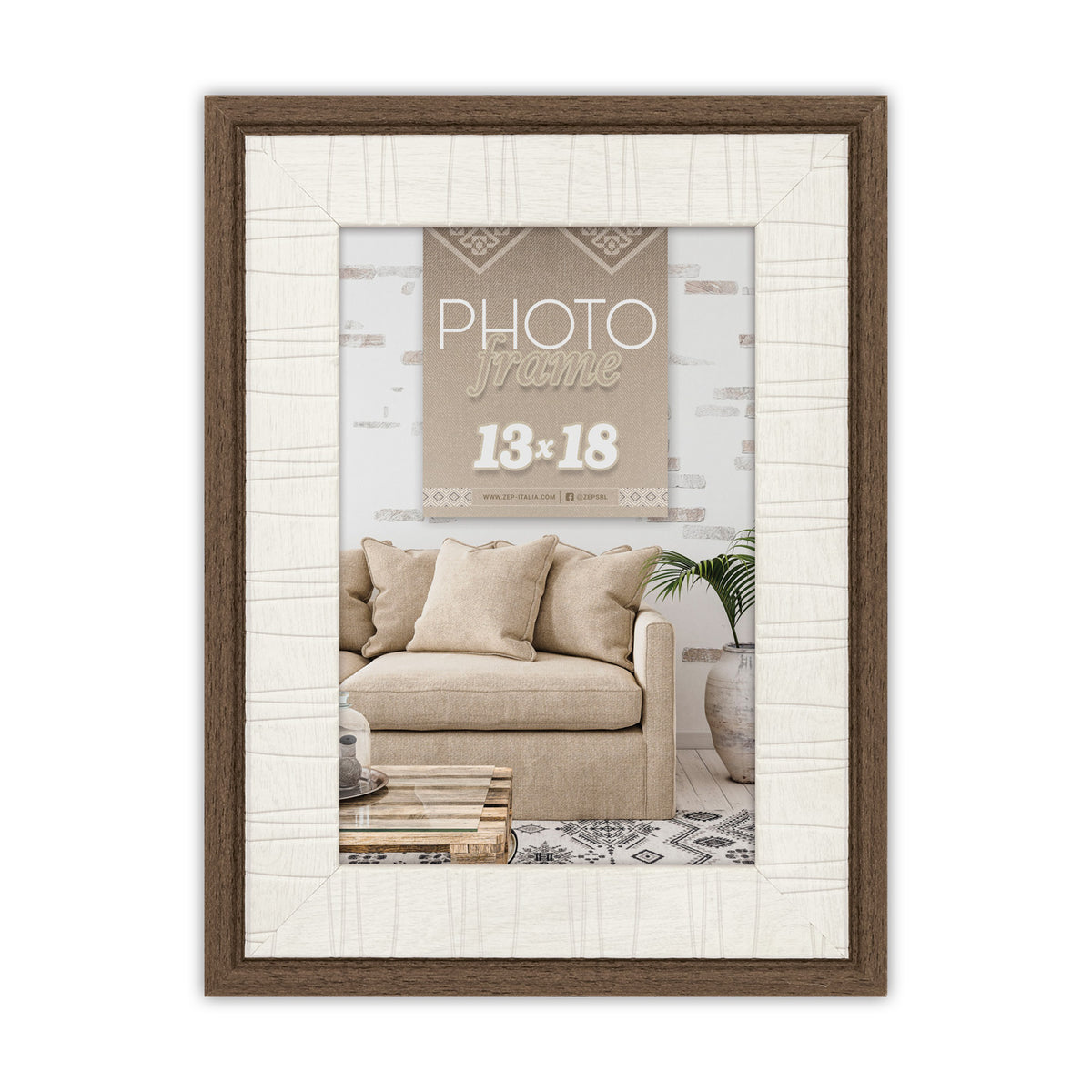 Zep fotolijst WE357 Ischia Brown 13x18 cm