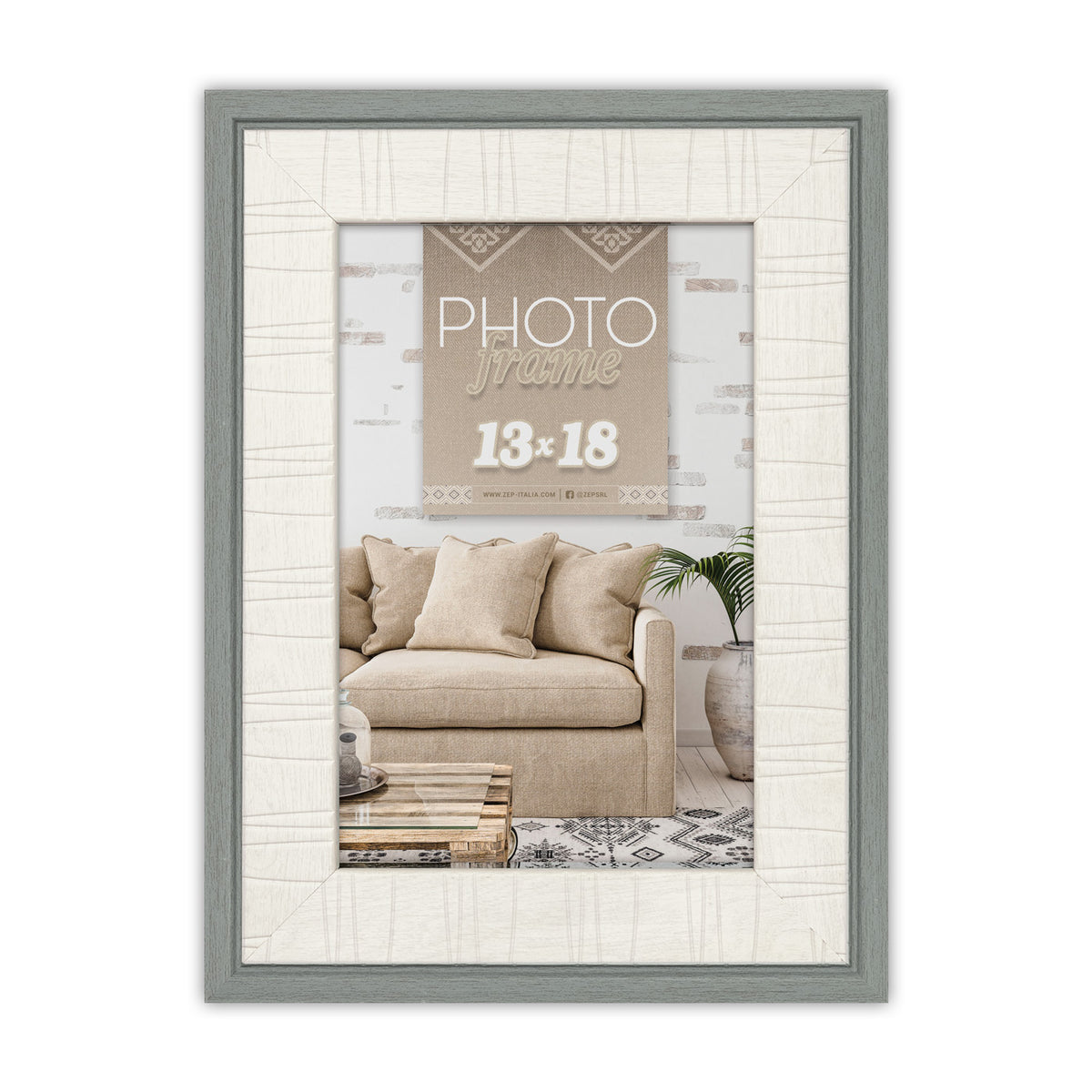 Zep fotolijst WE757 Ischia Grey 13x18 cm