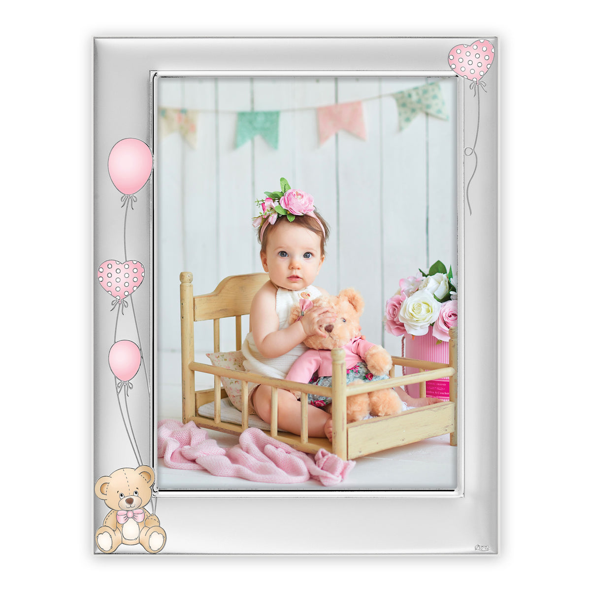 Baby Fotolijst B17346P Ivan Pink 10x15 cm