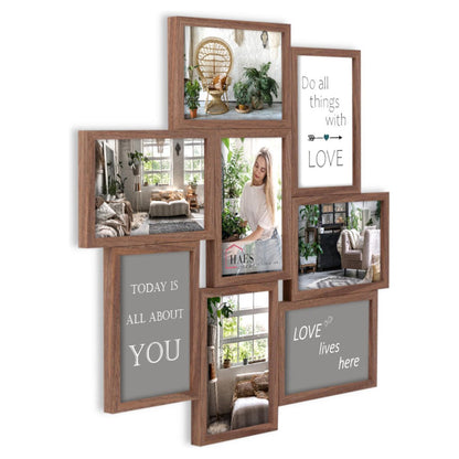Zep Multi Fotolijst MP150 Stockholm Dark Brown 8x10x15 cm — 2